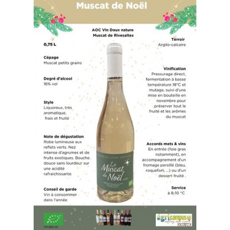 57- Muscat de Rivesaltes de Noël BIO 2025
